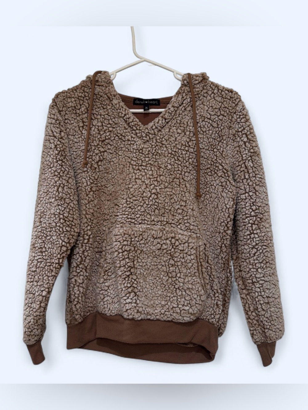 Derek Heart brown teddy bear hoodie
